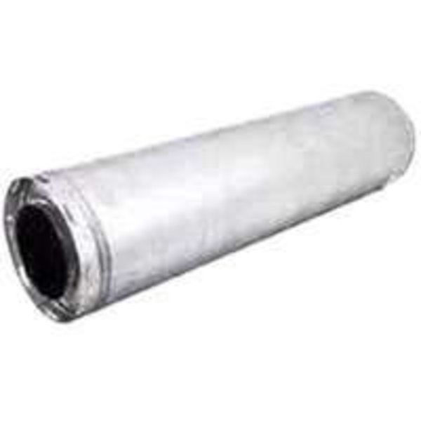 Ameri-Vent AmeriVent 6HS-24 Chimney Pipe, 6 in ID, 24 in L, Galvanized Stainless Steel 6HS-24
